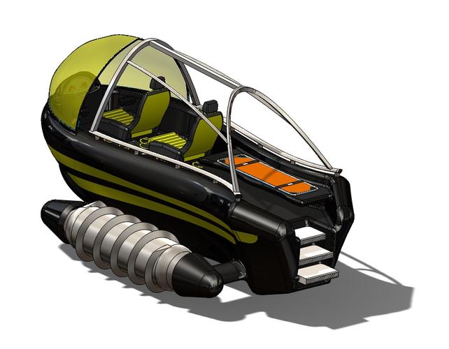 螺旋推進(jìn)車 獨特造型設(shè)計的藝術(shù)與科學(xué)
